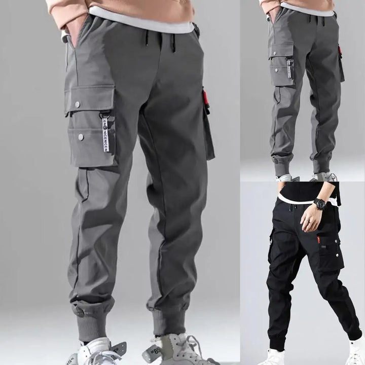 2024 Men Cargo Pants Hip Hop Harem Joggers Pants Male Trousers Mens Multi-pocket Cargo Pants Skinny Fit Sweatpant pantalones