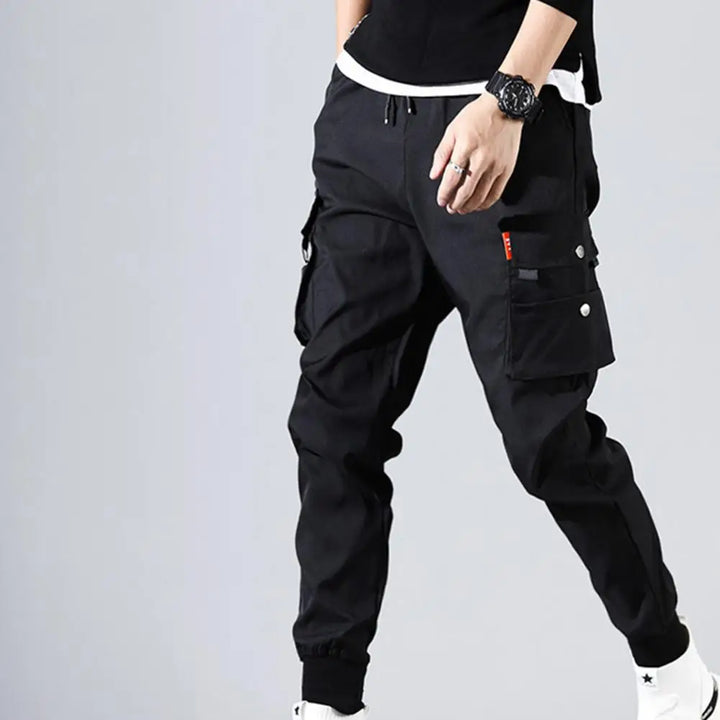 2024 Men Cargo Pants Hip Hop Harem Joggers Pants Male Trousers Mens Multi-pocket Cargo Pants Skinny Fit Sweatpant pantalones