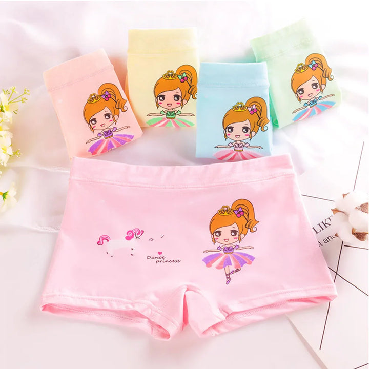 Children's Underwear for Kids Cartoon Shorts Soft Cotton Underpants Boys Panties Car Princess Cartoon 5Pcs/Lot