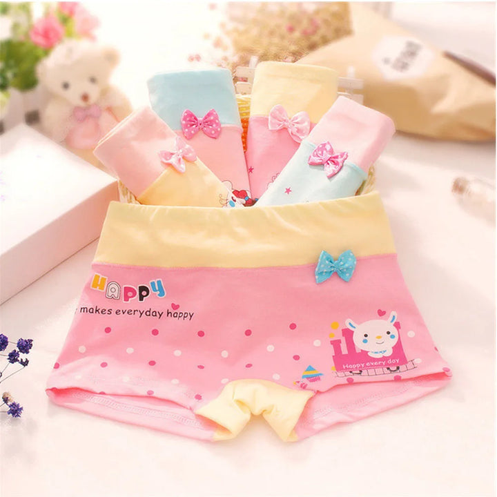 Children's Underwear for Kids Cartoon Shorts Soft Cotton Underpants Boys Panties Car Princess Cartoon 5Pcs/Lot