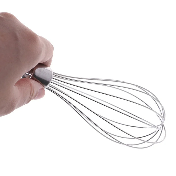 Electric Whisk 12 Wire Stainless Steel Balloon Whisk Manual Whisk Mixer Kitchen Baking Appliance Cream Butter Mixer