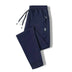 Men's elastic loose sports pants for spring and autumn, thin men's pants, leg binding pants, casual pants, sanitary pants