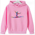 Hot Sale  Watercolor Gymnastics Girl Printed Hoodies for Teen Girls Kids Sweatshirt Winter Top Students  Clothes Sweater