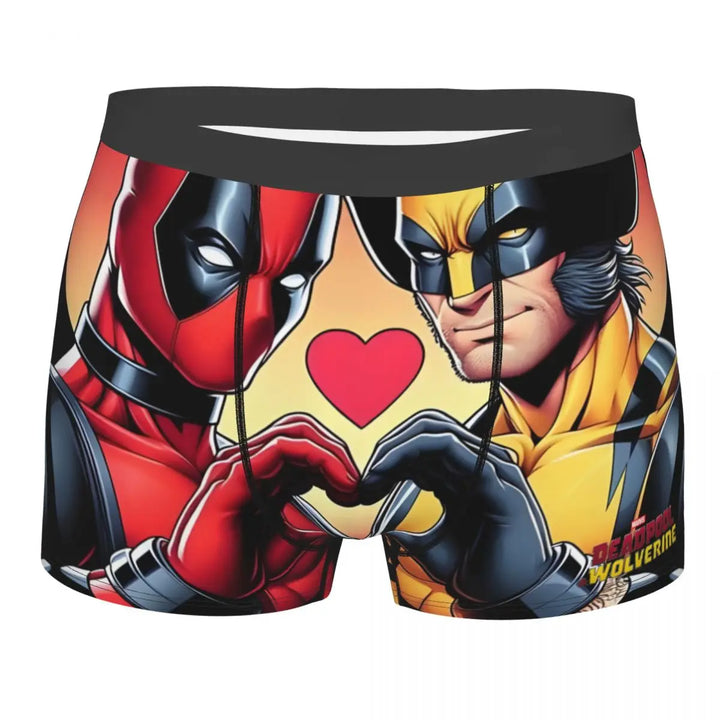 Deadpool & Wolverine Disney Marvel Deadpool & Wolverine Film Underpants Cotton Panties Men's Underwear Ventilate Shorts Boxer