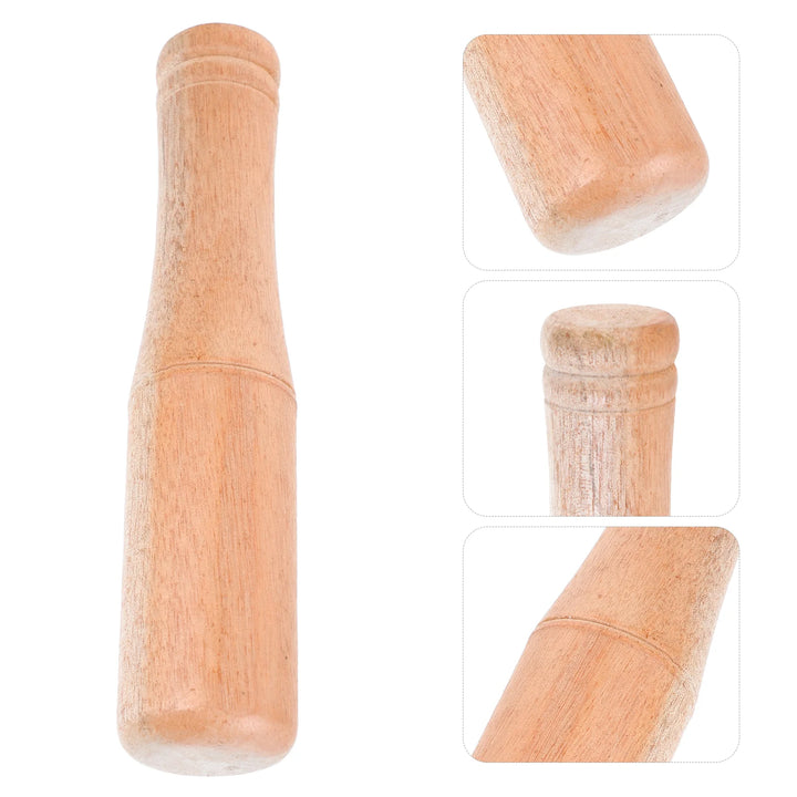 Wood Pestle Garlic Press Ginger Crusher Spices Grinding Smasher Pounder Masher Kitchen mortars