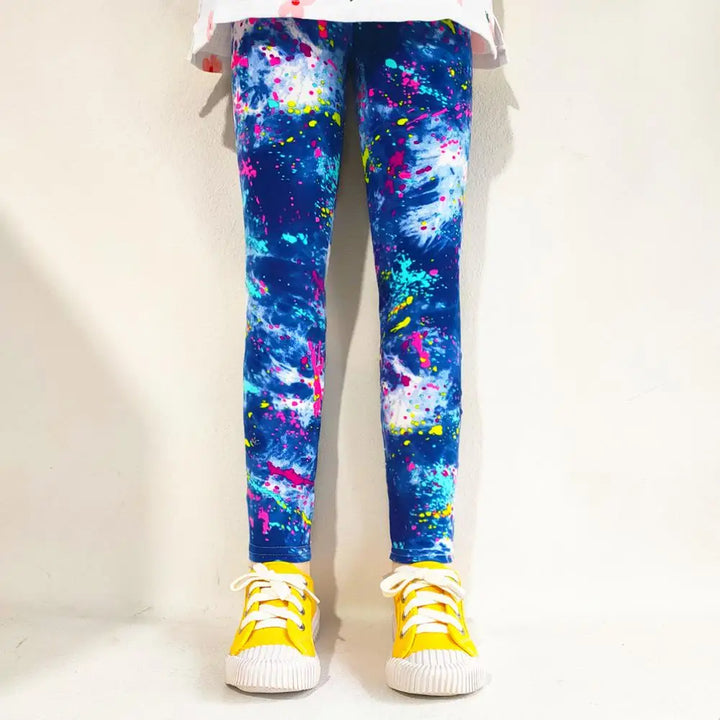 Print Kids Baby Girl Leggings Spring Summer Children Stretch Slim Pants for 2-11 Years