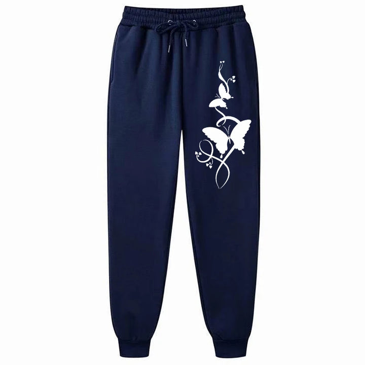 Female Printing Casual Versatile Women Pants Trendy Hip Hop Trousers With Drawstring Pockets Sweatpants