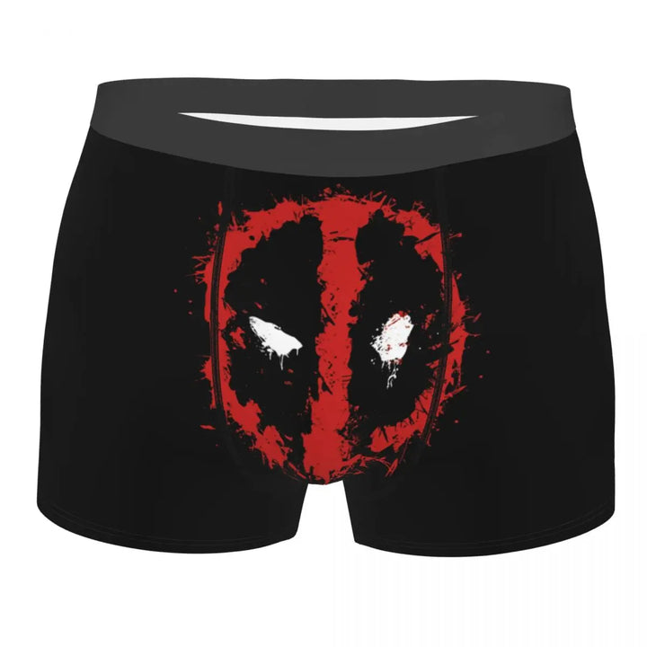 Custom Deadpool Cartoon Superhero Boxer Shorts For Men 3D Printed Anime Cosplay Underwear Panties Briefs Breathable Underpants