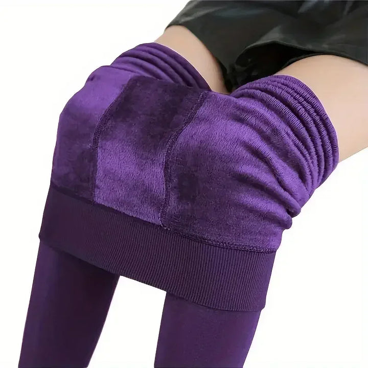 Fleece Lined Tights Women Thermal Pantyhose for Women Winter Panty Polar Skin Black Effect Stockings Women's Thermal Sock