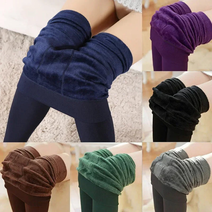 1/2pairs Women Thermal Pants Winter Warm Leggings Polar Pantyhose Sock Pants Velvet Tights Skin Effect High Waist Wool Legging