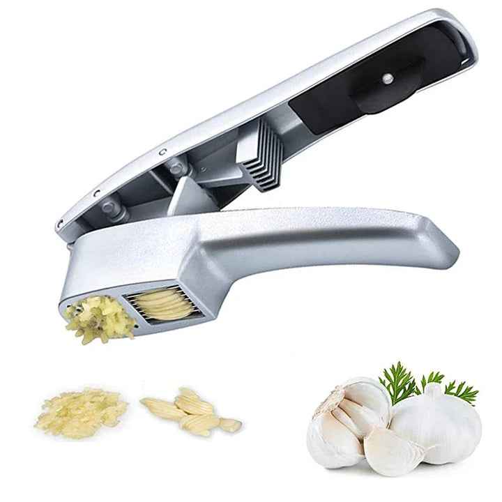 2 in 1 Multifunctional Manual Garlic Press Mincer Zinc Alloy Hand  Clasp Vegetable Tools Chopper Slicer Crusher Kitchen