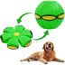 Pet Toy Flying Saucer Ball for Dogs, Magic UFO Ball for Dog Outdoor Sports, Decompression Flying Flat Throw Disc Balls for Mediu