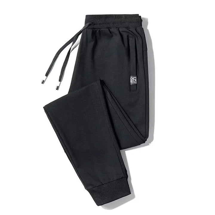 Men's elastic loose sports pants for spring and autumn, thin men's pants, leg binding pants, casual pants, sanitary pants