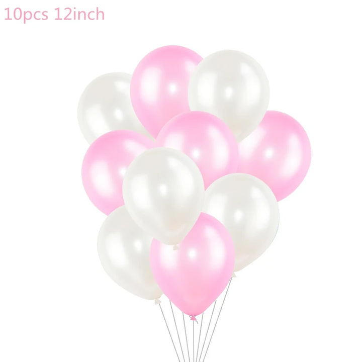 1 Set Unicorn Party Balloons Birthday Baloon Unicorn Decoration Latex Confetti Balloon Birthday Party Decoration Balloons Kids