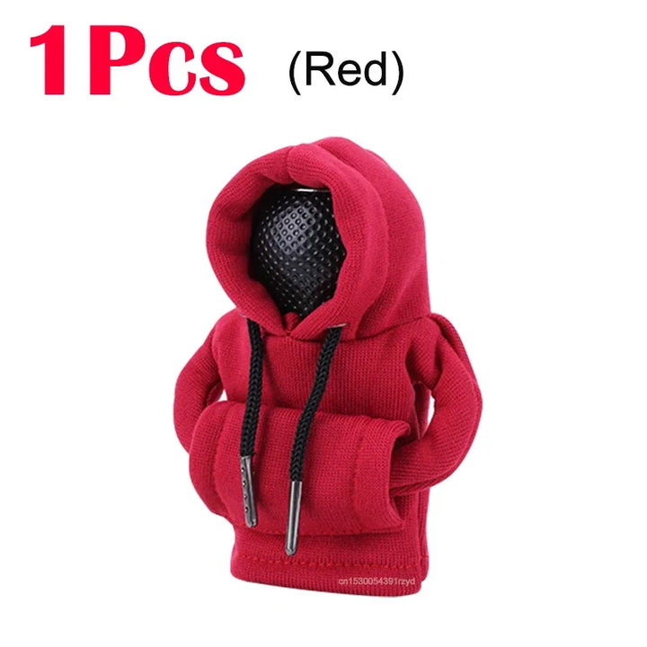 Hoodie Car Gear Shift Cover Fashion Gearshift Hoodie Car Gear Shift Knob Cover Manual Handle Gear Sweatshirt Change Lever Cover