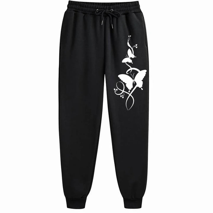 Female Printing Casual Versatile Women Pants Trendy Hip Hop Trousers With Drawstring Pockets Sweatpants