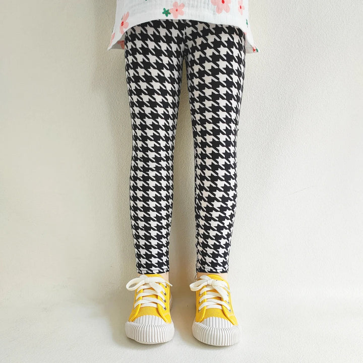 Print Kids Baby Girl Leggings Spring Summer Children Stretch Slim Pants for 2-11 Years