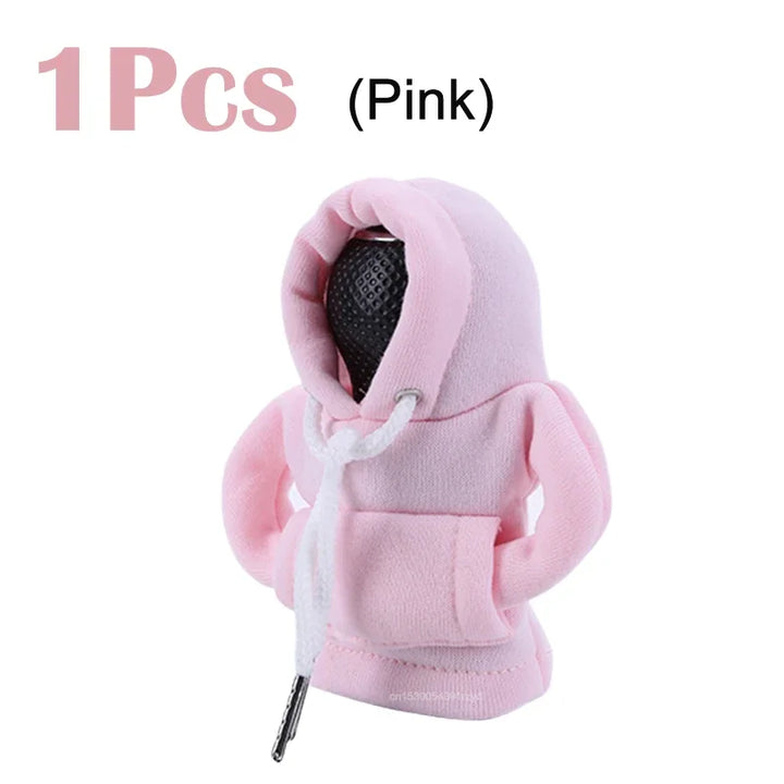 Hoodie Car Gear Shift Cover Fashion Gearshift Hoodie Car Gear Shift Knob Cover Manual Handle Gear Sweatshirt Change Lever Cover