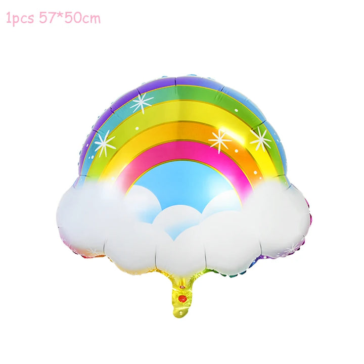 1 Set Unicorn Party Balloons Birthday Baloon Unicorn Decoration Latex Confetti Balloon Birthday Party Decoration Balloons Kids