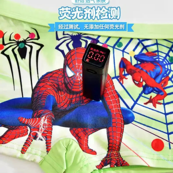 4pcs Disney Frozen Girls Underwear Spiderman Children's Panties Cartoon Cotton Avenger Boys Boxers Child Underpants