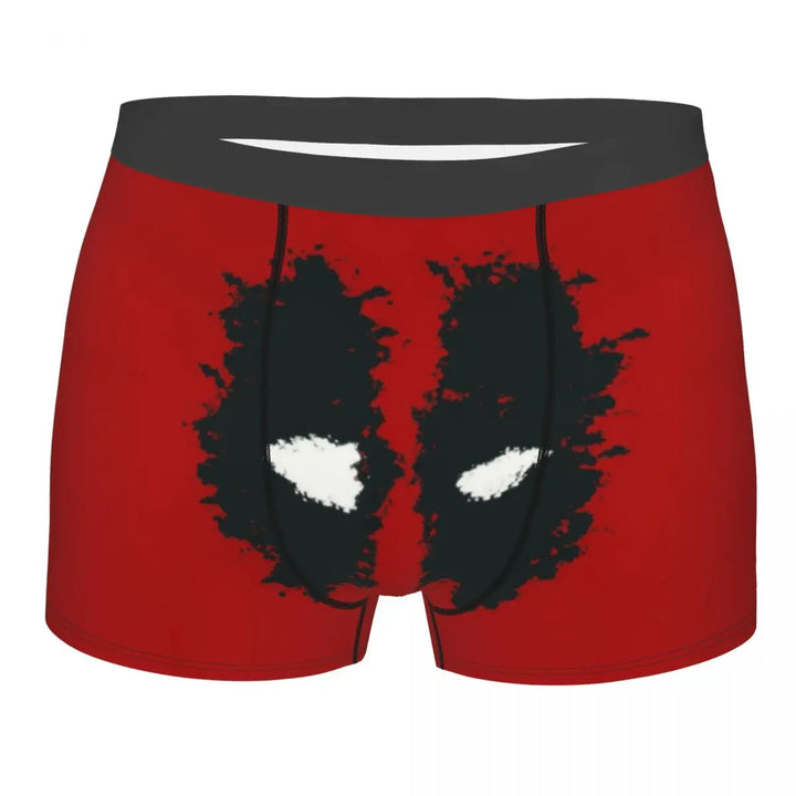 Custom Deadpool Cartoon Superhero Boxer Shorts For Men 3D Printed Anime Cosplay Underwear Panties Briefs Breathable Underpants