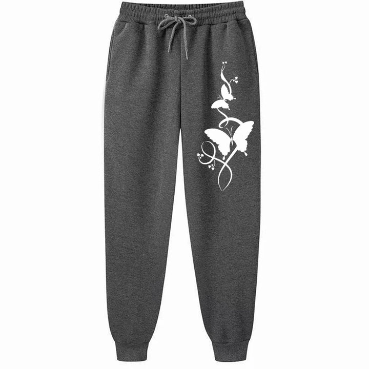 Female Printing Casual Versatile Women Pants Trendy Hip Hop Trousers With Drawstring Pockets Sweatpants