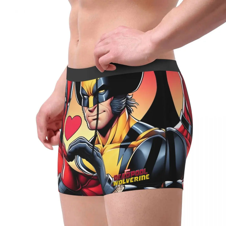 Deadpool & Wolverine Disney Marvel Deadpool & Wolverine Film Underpants Cotton Panties Men's Underwear Ventilate Shorts Boxer