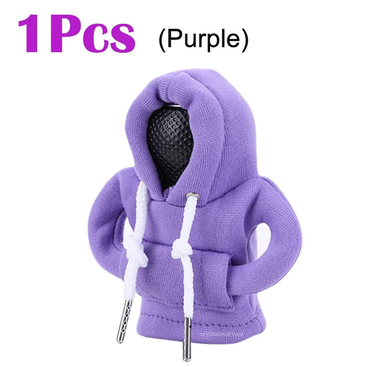 Hoodie Car Gear Shift Cover Fashion Gearshift Hoodie Car Gear Shift Knob Cover Manual Handle Gear Sweatshirt Change Lever Cover