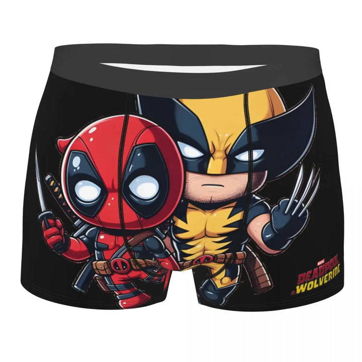 Deadpool & Wolverine Disney Marvel Deadpool & Wolverine Film Underpants Cotton Panties Men's Underwear Ventilate Shorts Boxer