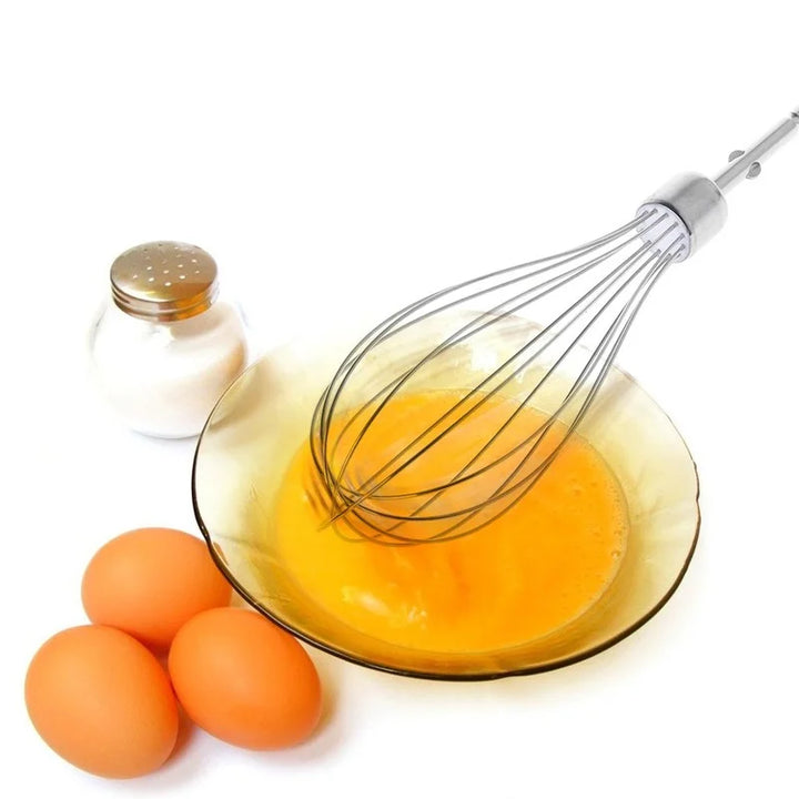 Electric Whisk 12 Wire Stainless Steel Balloon Whisk Manual Whisk Mixer Kitchen Baking Appliance Cream Butter Mixer