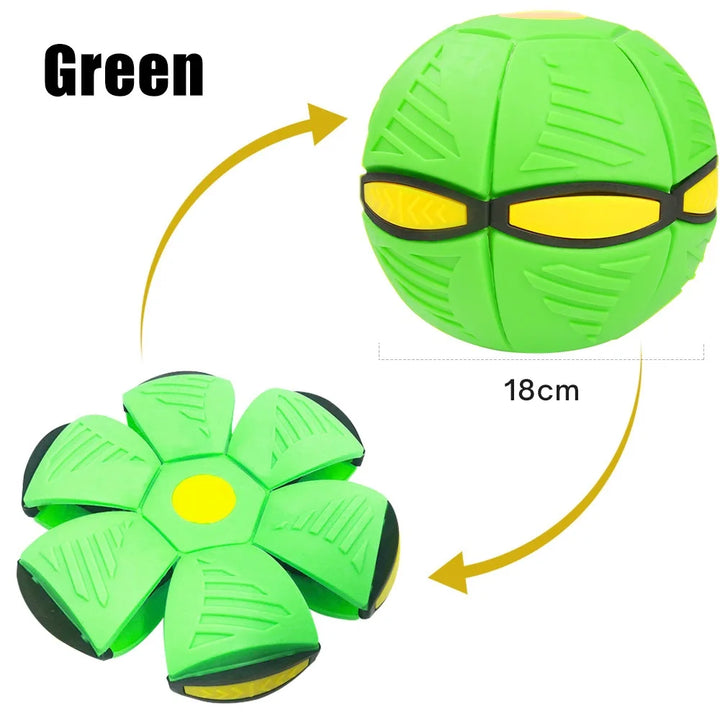 Kids Flat Throw Disc Ball Flying UFO Magic Balls with For Children's Toy Balls Boy Girl Outdoor Sports Toys Gift Flat Ball