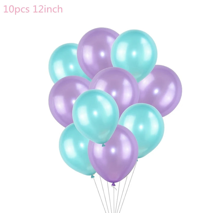 1 Set Unicorn Party Balloons Birthday Baloon Unicorn Decoration Latex Confetti Balloon Birthday Party Decoration Balloons Kids