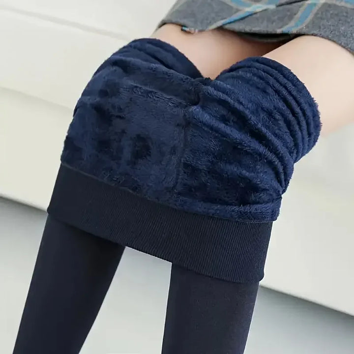 Fleece Lined Tights Women Thermal Pantyhose for Women Winter Panty Polar Skin Black Effect Stockings Women's Thermal Sock