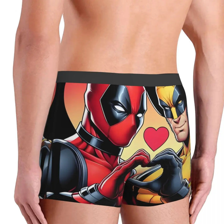 Deadpool & Wolverine Disney Marvel Deadpool & Wolverine Film Underpants Cotton Panties Men's Underwear Ventilate Shorts Boxer