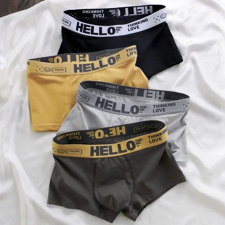 6pieces Mens Underwear Men Cotton Underpants Male Pure Men Panties Shorts Breathable Boxer Shorts Comfortable soft Plus size