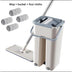 Flat Mop with Ultra-Fine Fiber Head, Rotary Mop Bucket Set and Replaceable Mop for Floor Cleaning