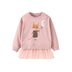 Jumping Meters New Arrival 2-7T Girls Baby Clothes Hot Selling Girls Sweatshirts Toddler Costume Mesh Hooded Shirts