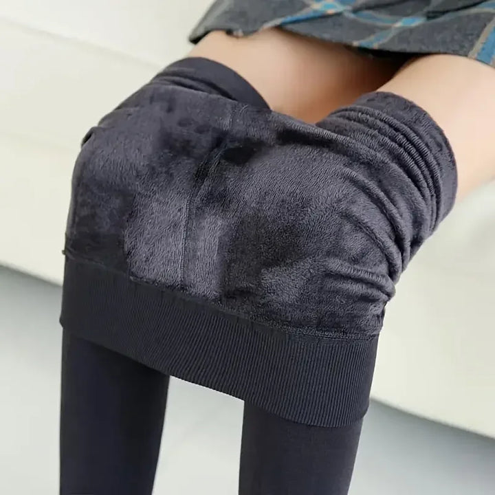 Fleece Lined Tights Women Thermal Pantyhose for Women Winter Panty Polar Skin Black Effect Stockings Women's Thermal Sock